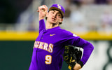 LSU freshman pitcher William Schmidt got his first college win (Photo: Reagan Cotten/LSU Athletics)